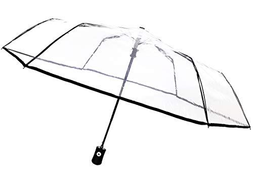SMATI Paraguas plegable transparente - automático Antiviento