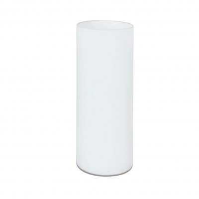 lámpara de mesa transparente blanca papel