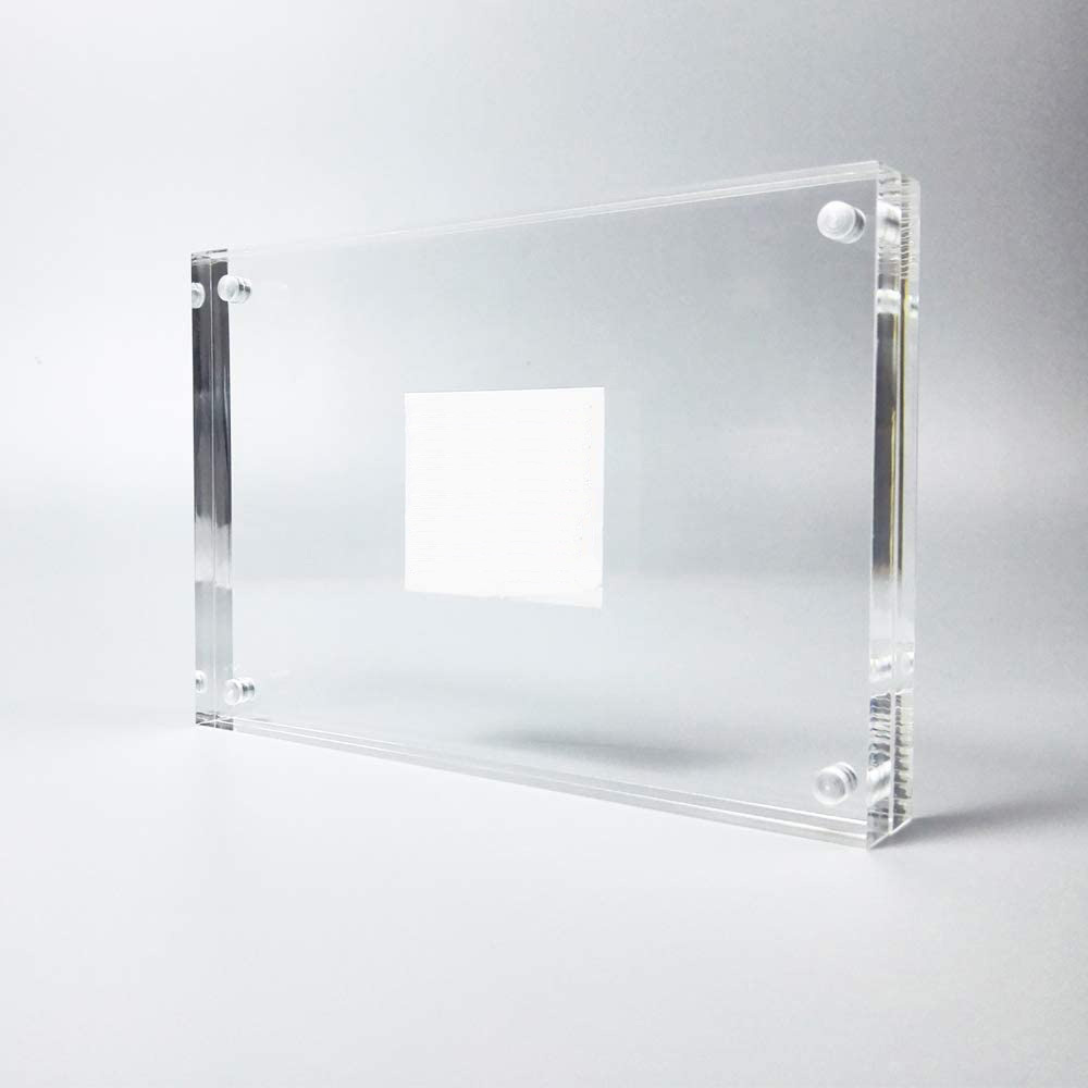 marco transparente cristal metacrilato moderno acrílico