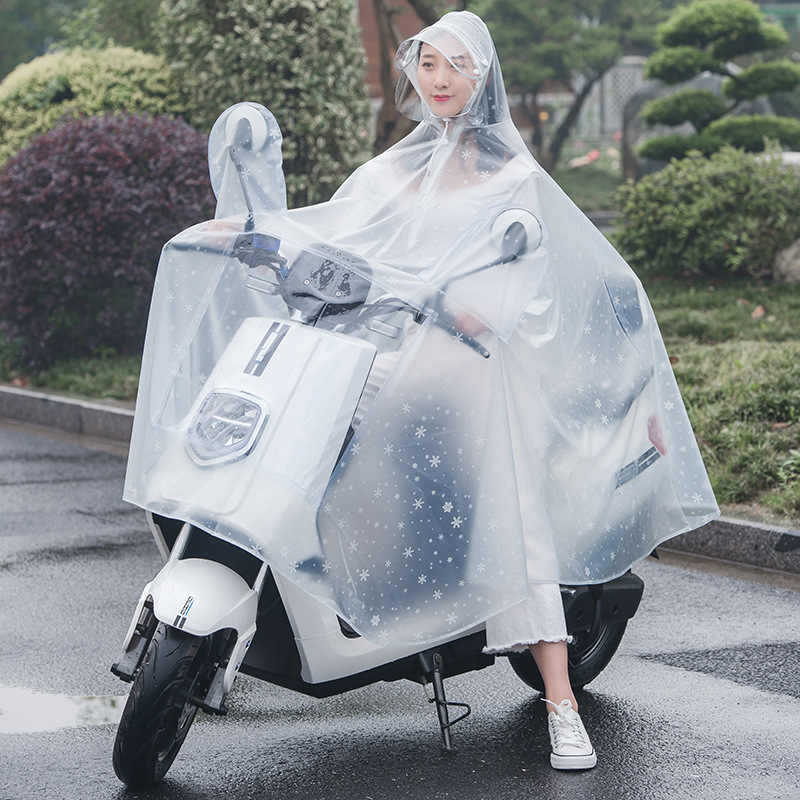 chubasquero transparente integral para lluvia moto scooter
