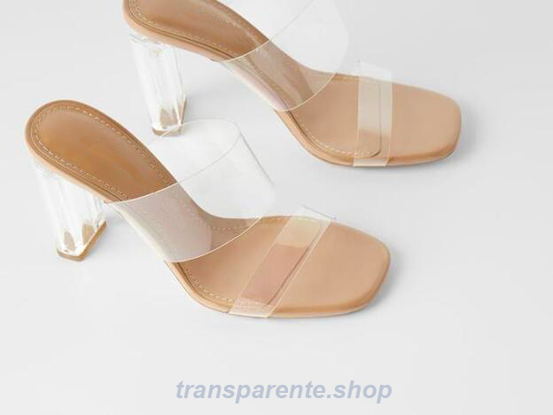 sandalia transparente para mujer de plastico chanclas para vestir transparentes sandalias trasparentes planas de tacon cuñas