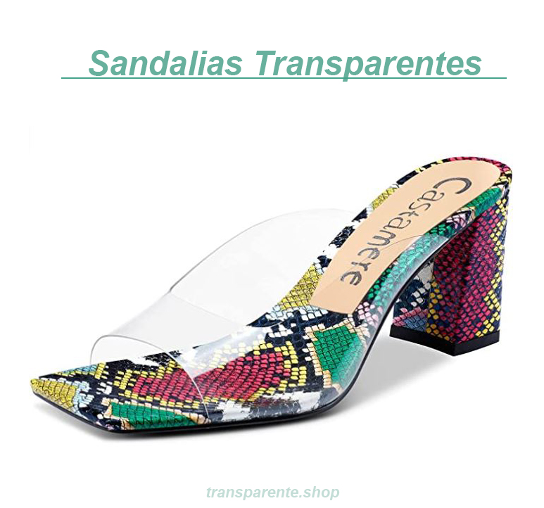 sandalias transparentes para mujer cuñas transparentes sandalias de tacon bajo transparentes para mujer de vestir zapatos transparentes de tacon