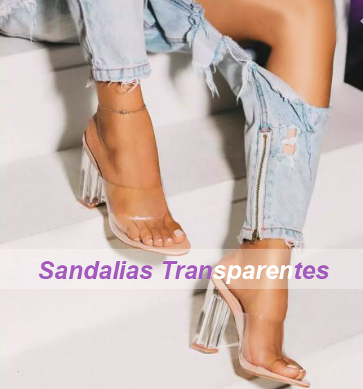sandalias trasparentes para mujer de plastico cuñas transparentes sandlias trasparentes de tacon sandalias planas transparentes sandalia transparente
